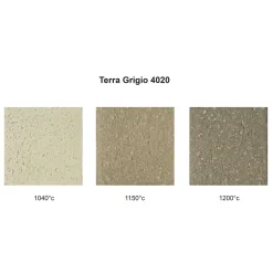 Argilla Terrazzo grigia, chamottata grossa