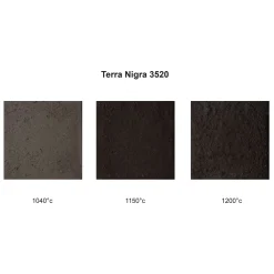 Argilla Terrazzo nero intenso, chamottata grossa