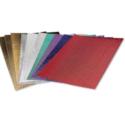 Assortimento di cartone ondulato metallizzato