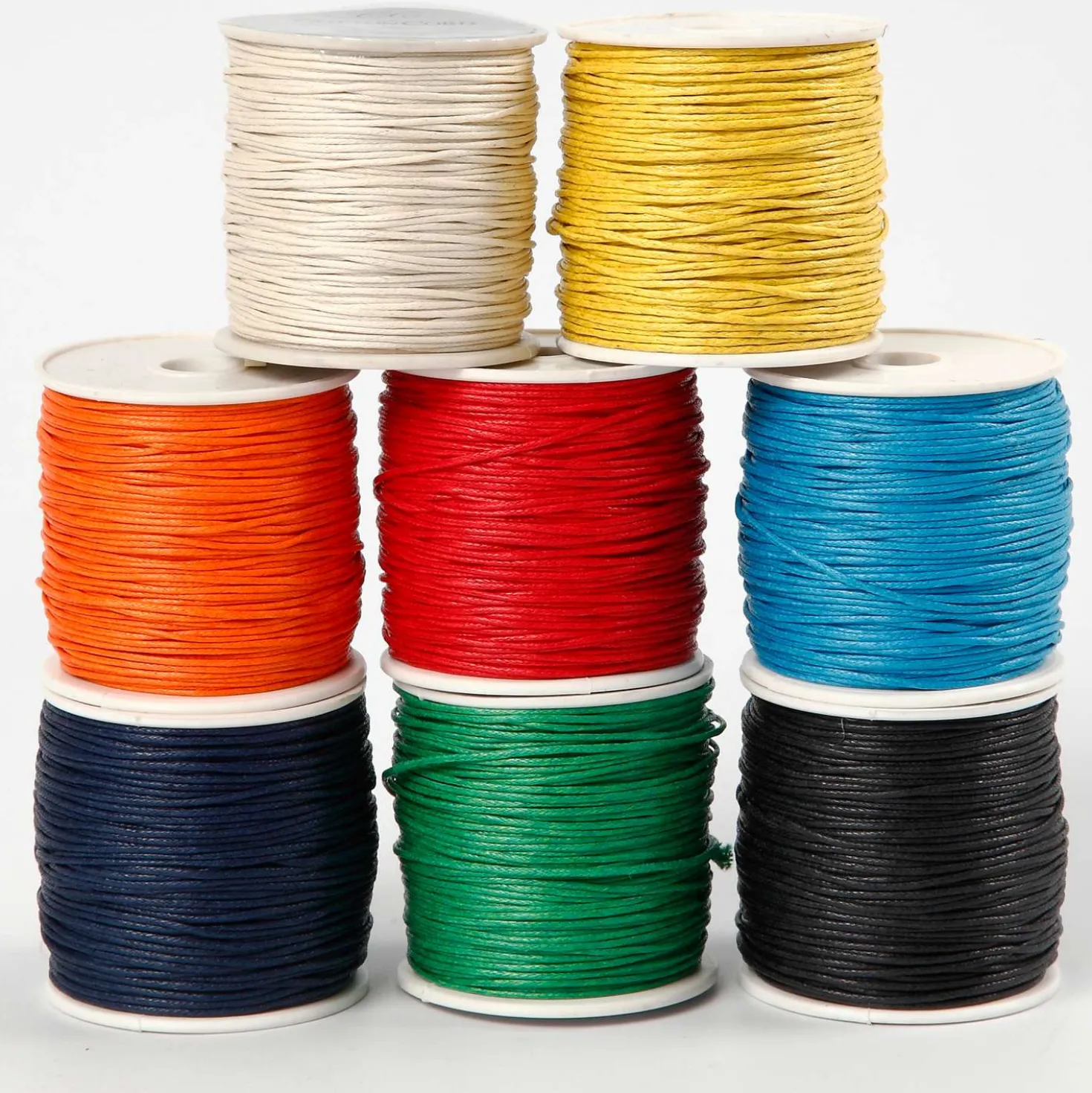Assortimento di cordoncini in cotone cerato