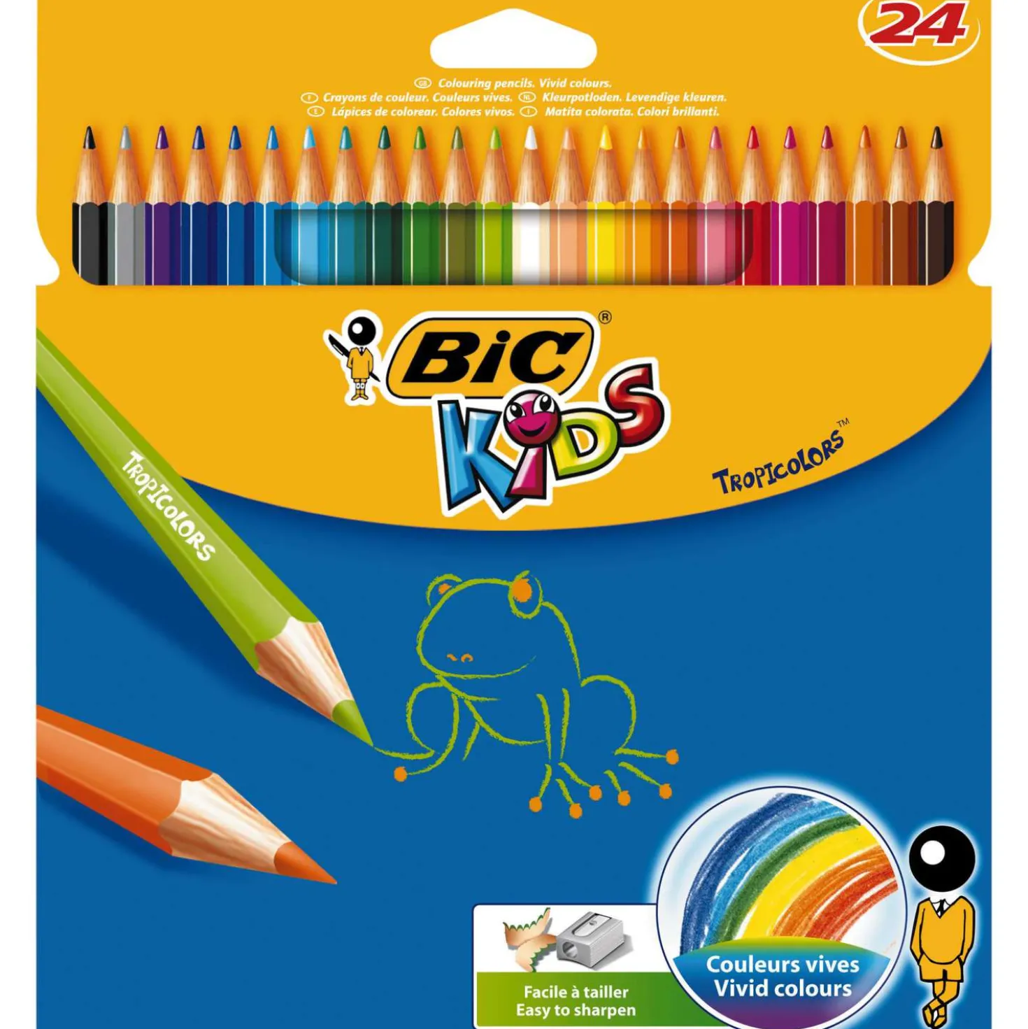 Bic - Kids, Tropicolors, Set di matite colorate