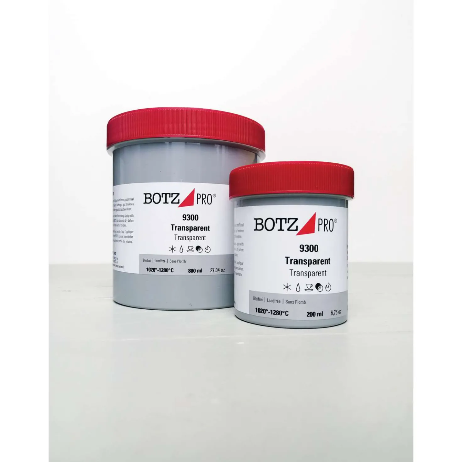 Botz - Pro, Smalti liquidi 1020-1280 °C