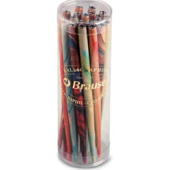 Brause - Portapennini in legno, 20 pezzi assortiti