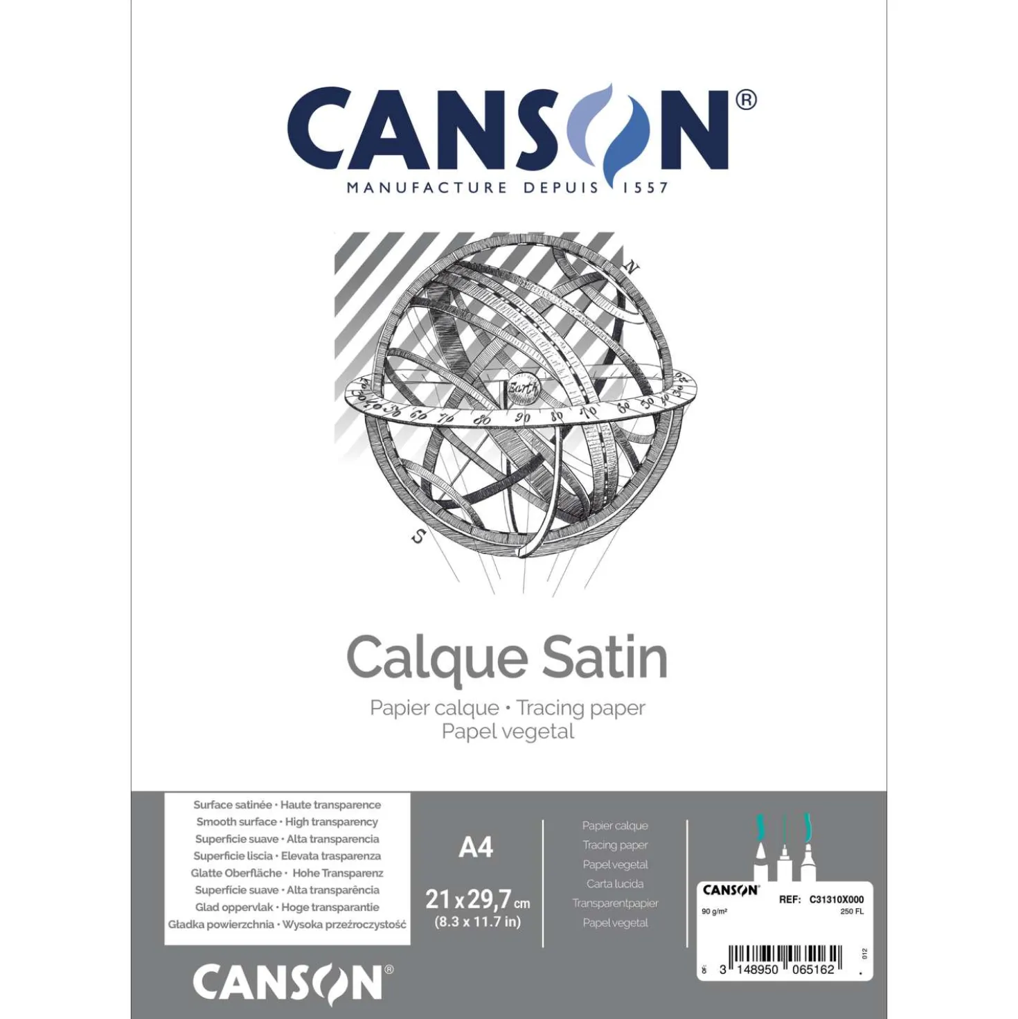 Canson - Carta da disegno molto trasparente