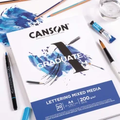Canson - Graduate, Blocco Lettering Mixed Media