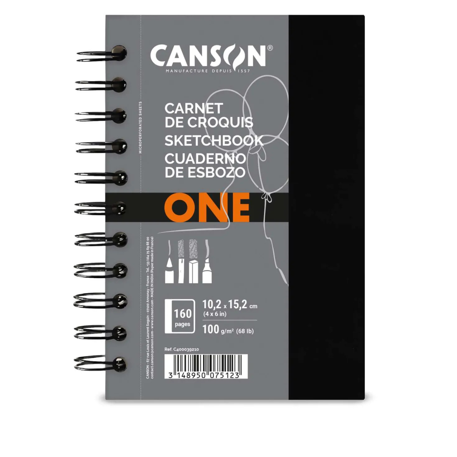 Canson - One, Album per schizzi spiralato
