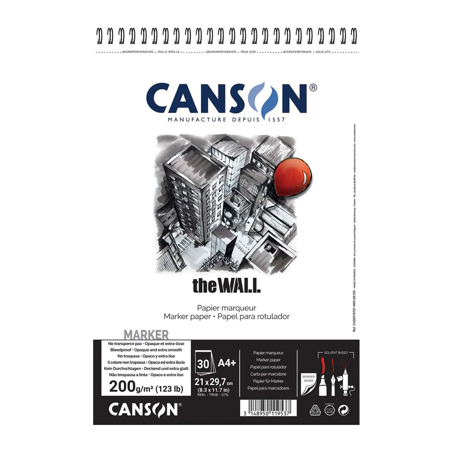 Canson - The Wall, Blocco a spirale