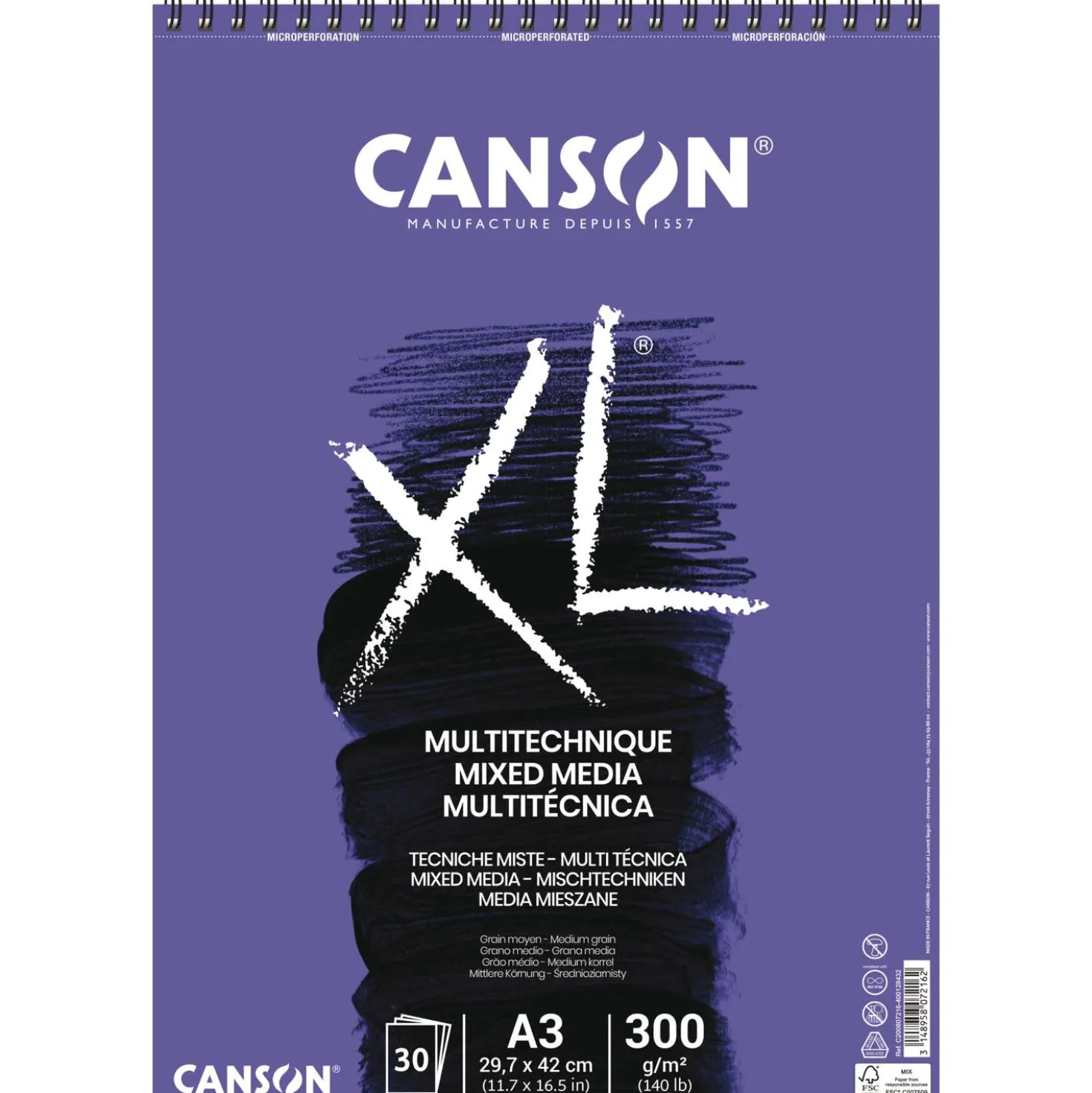Canson - XL, Carta universale Mixed Media
