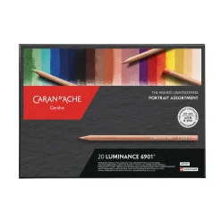 Caran D'Ache - Luminance 6901, Set Ritratto con 20 matite