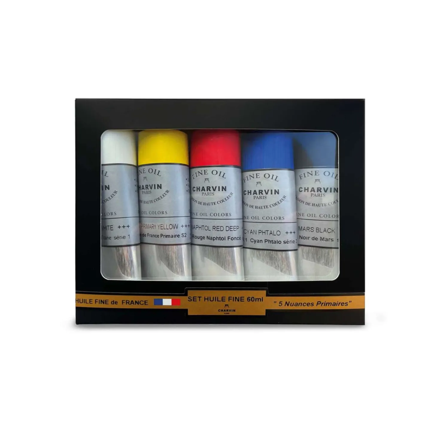 Charvin - Colori ad olio super-fini, Set da 5