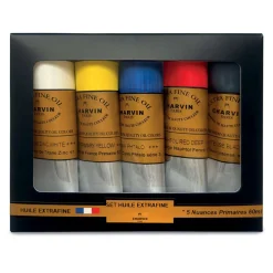 Charvin - Colori a olio extra-fini, Set introduttivo, 5 x 60 ml