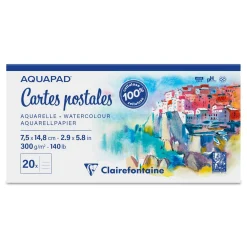 Clairefontaine - AQUAPAD, Cartes postales, Blocco di cartoline