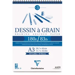 Clairefontaine - Blocco a spirale Dessin à Grain