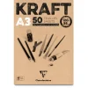 Clairefontaine - Blocco carta kraft, 120 g/mq