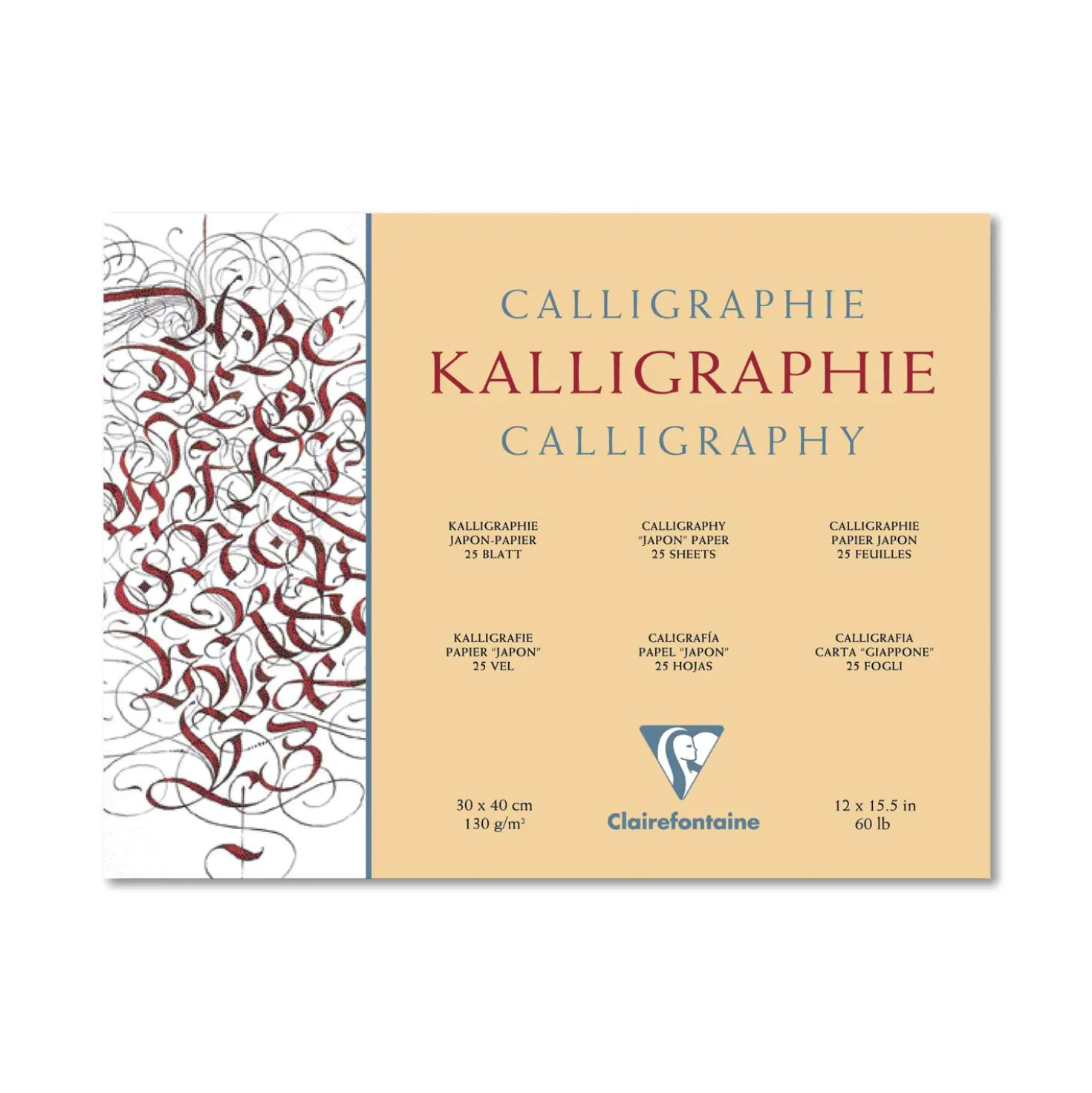 Clairefontaine - Blocco di carta giapponese per calligrafia
