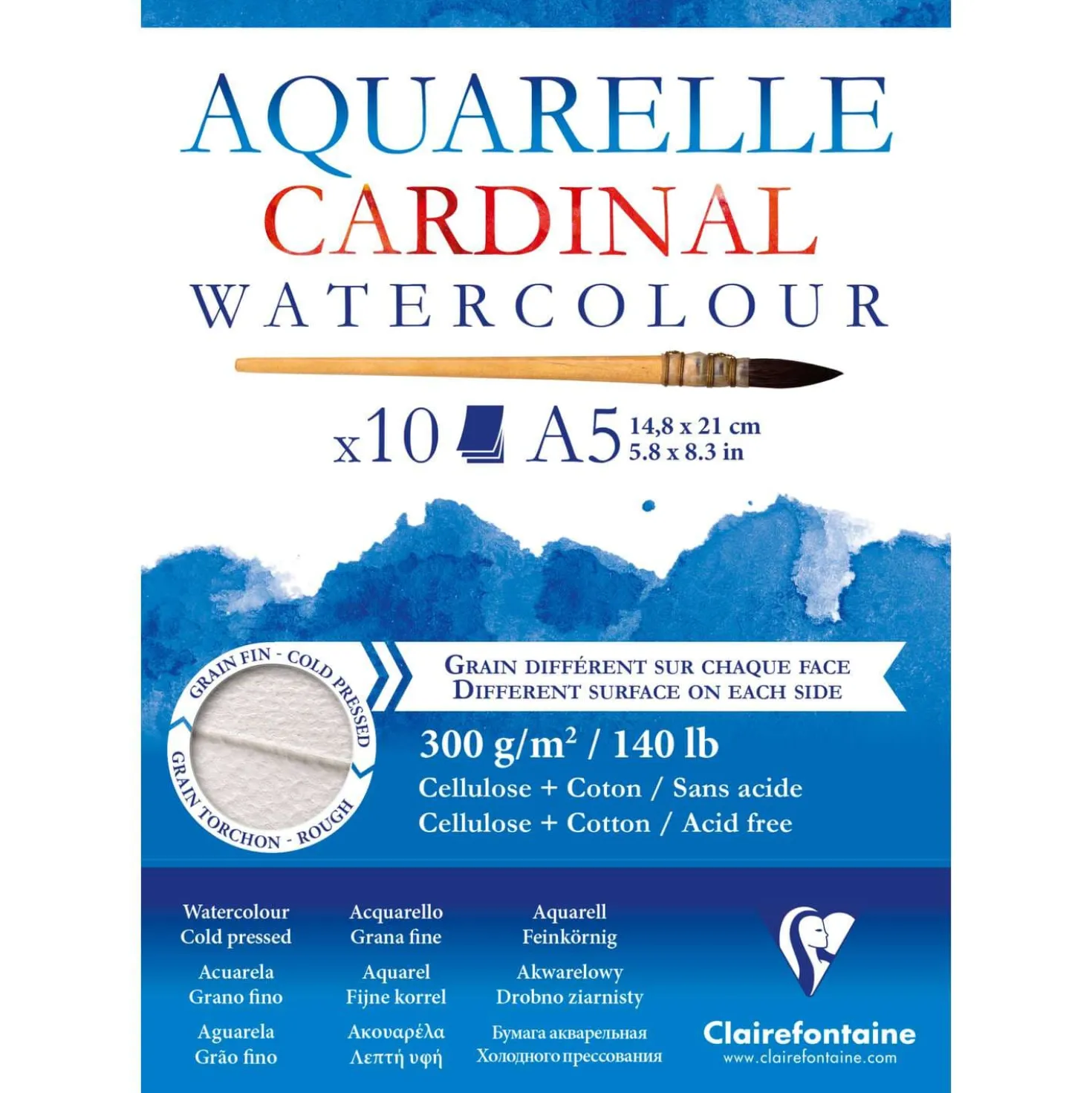 Clairefontaine - Cardinal blocco per acquerello