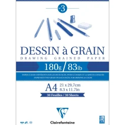 Clairefontaine - Dessin à Grain, Blocco da disegno