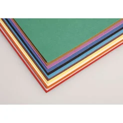 Clairefontaine - Tulipe, assortimento da 24 fogli colorati - colori vivaci