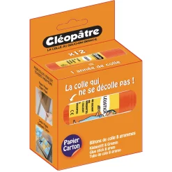 Cléopâtre - Cléostick, Confezione da 12 colle stick