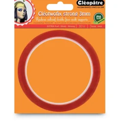 Cléopâtre - Cléotwofix, Nastro biadesivo extra forte