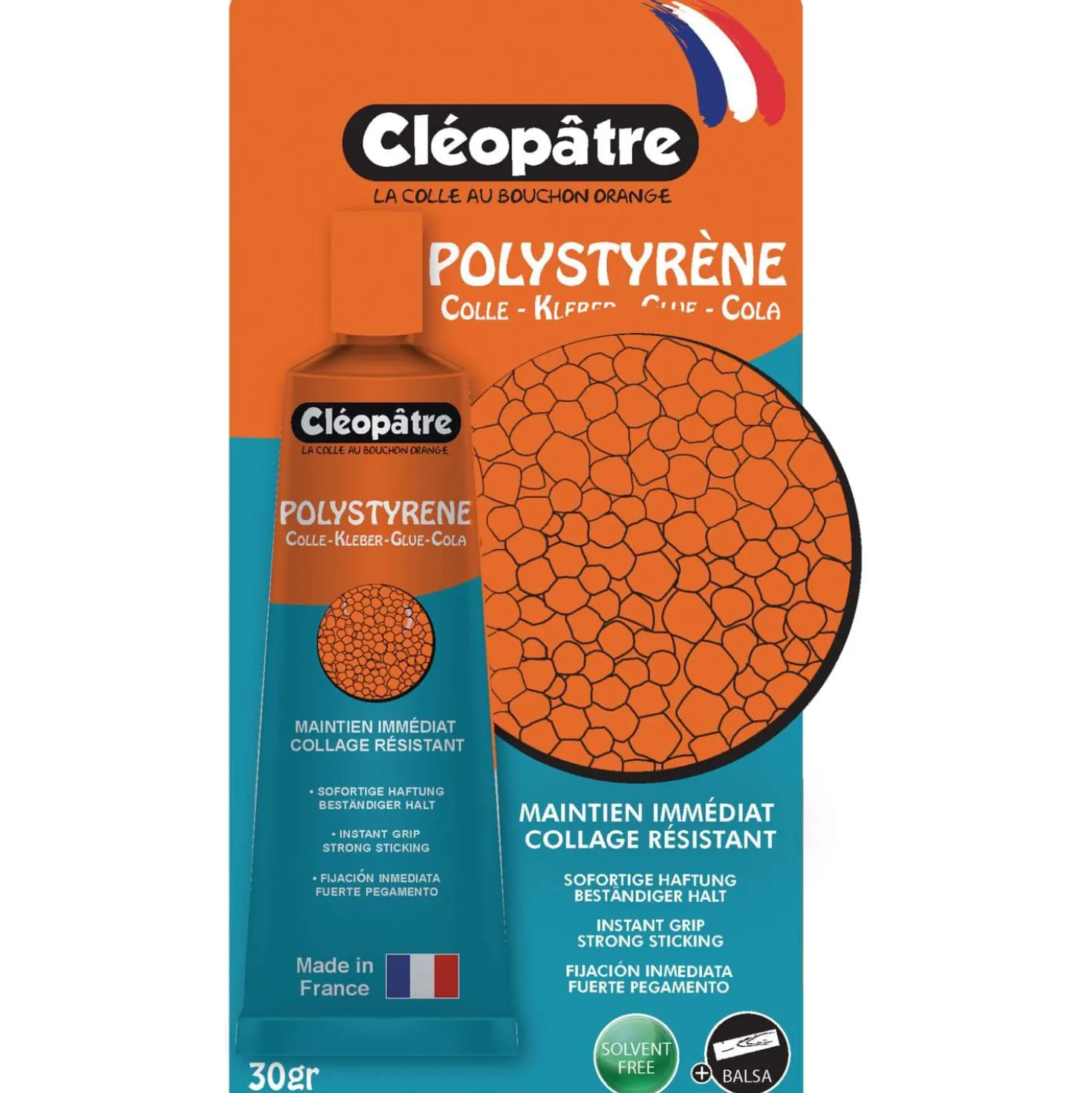 Cléopâtre - Colla per polistirolo