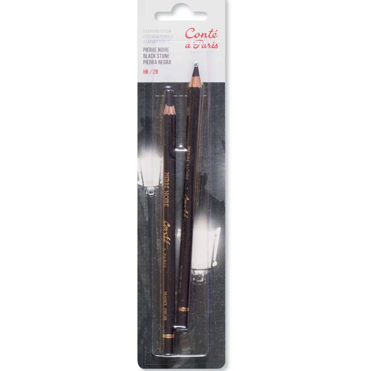 Conté à Paris - Set da 2 matite per schizzi e disegni