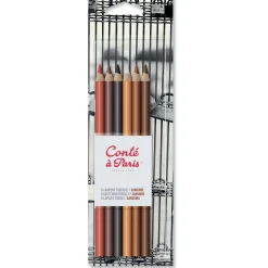 Conté à Paris - Set da 6 matite sanguigna per schizzi