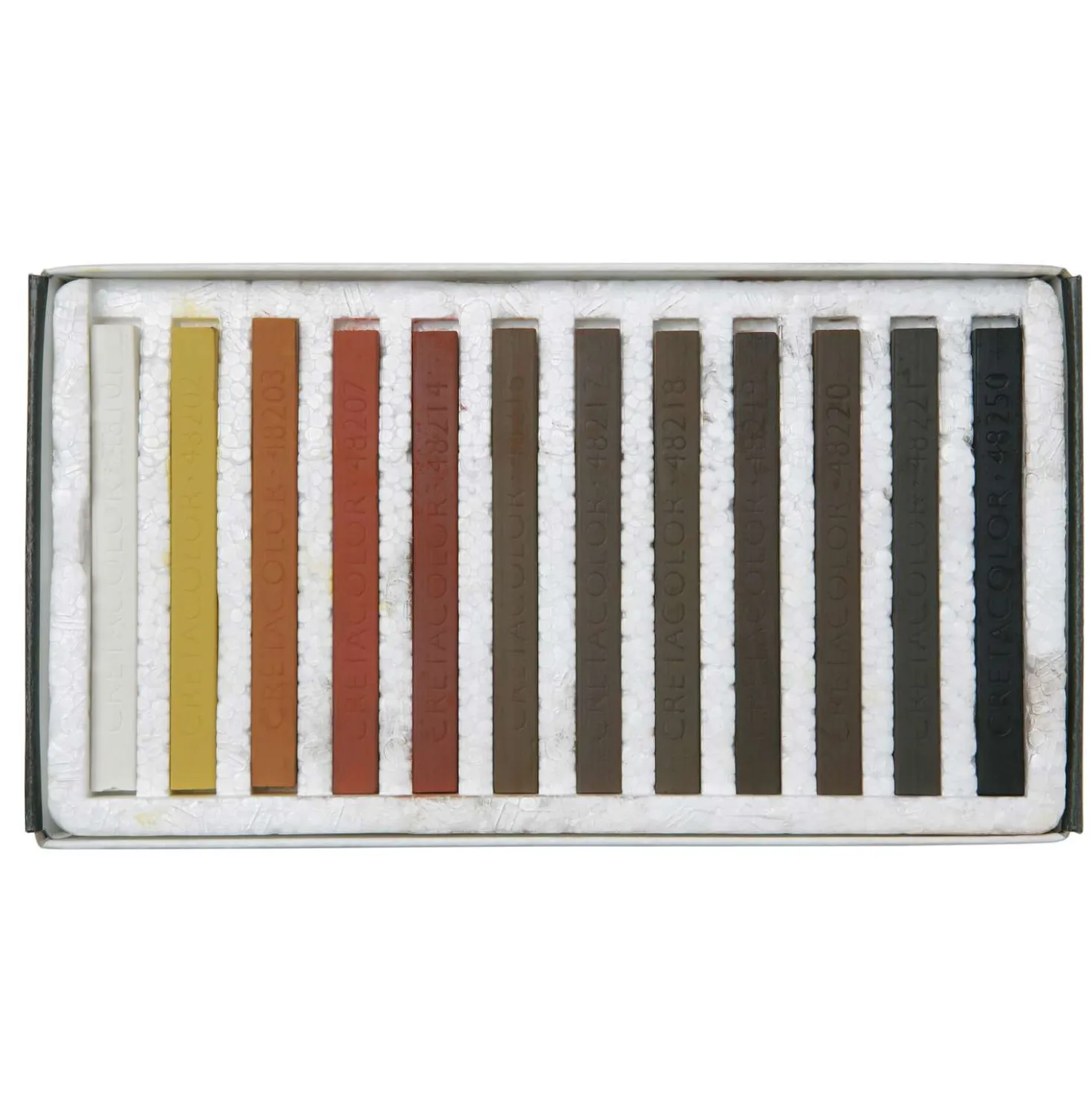 Cretacolor Brown Pastels, barrette pastelli carrè