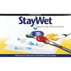 Daler-Rowney - Stay Wet, Tavolozza per colori acrilici