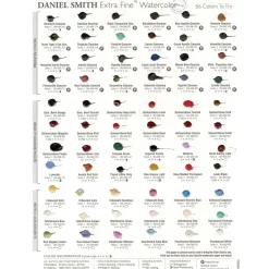 Daniel Smith - Dot Cards, Extra Fine Watercolors To Try