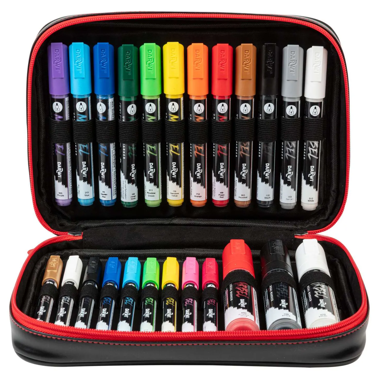 Darwi - Marbel, Marker universali, Set da 24