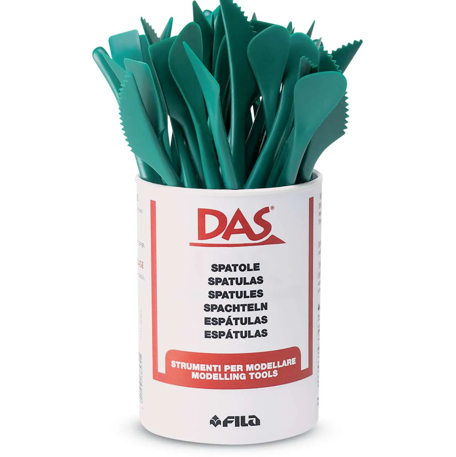 DAS - Spatole per modellare, set da 48