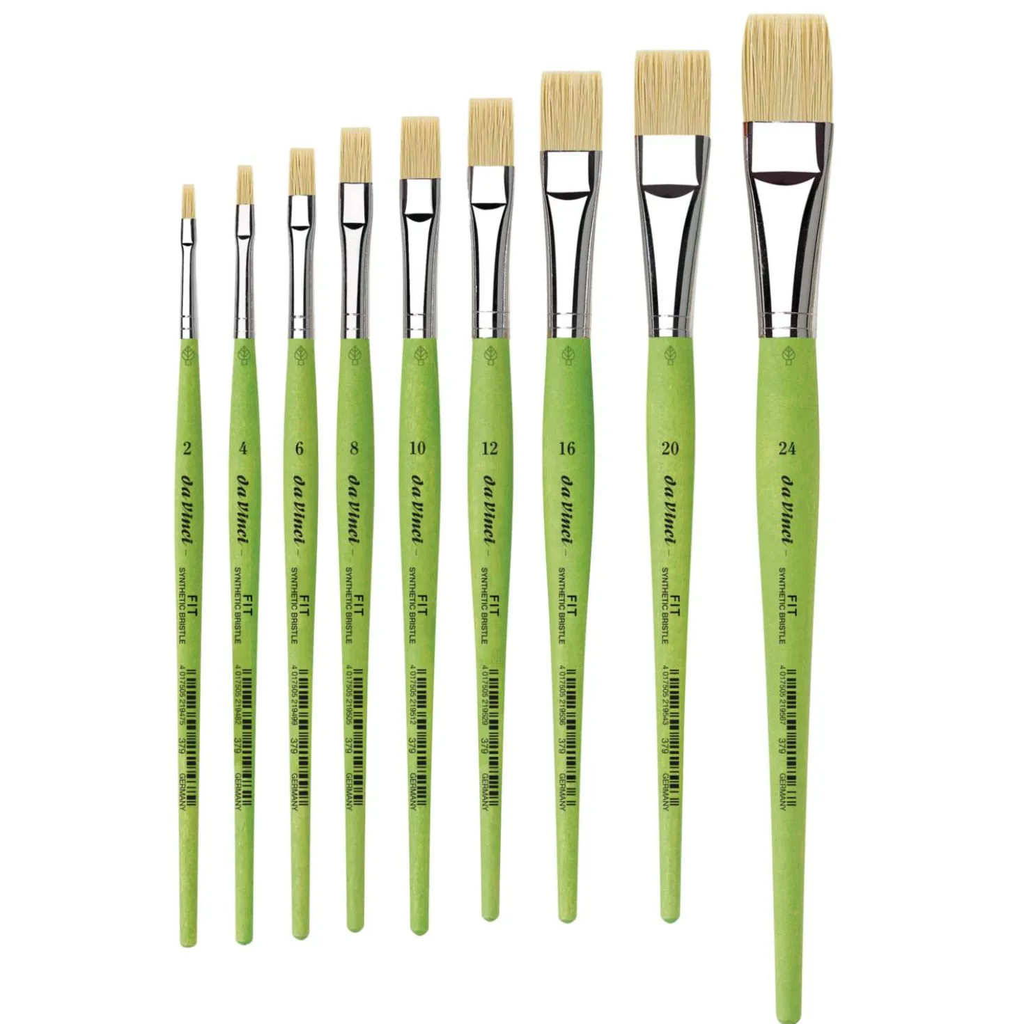 Da Vinci - Fit Synthetic Bristle, Pennello per acrilico