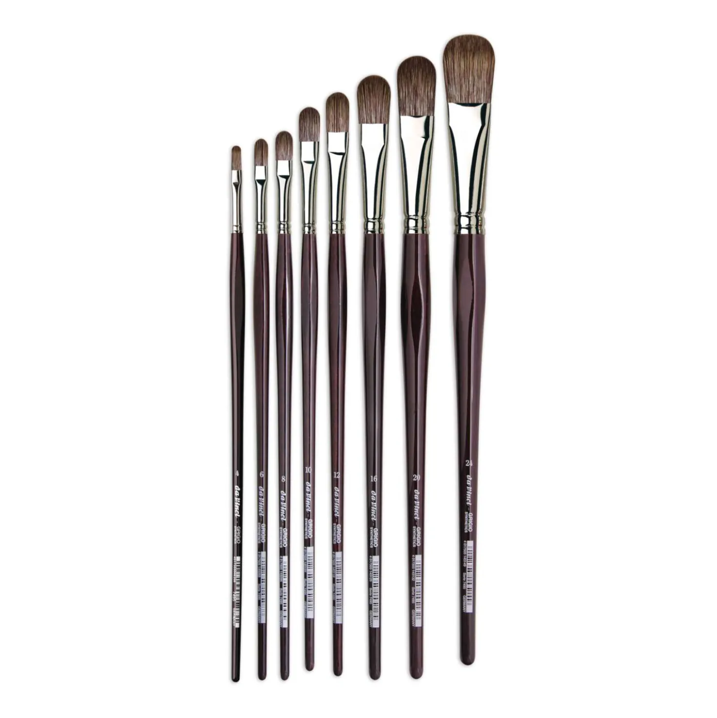 Da Vinci - Grigio Synthetics, serie 7495, pennello a lingua di gatto