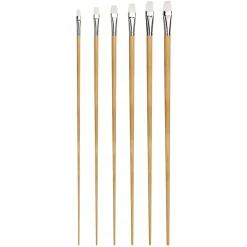 Da Vinci - Maestro, Serie 7106, pennelo piatto, manico lungo 60cm