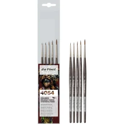 Da Vinci - Serie 4054, Colineo, Set di pennelli per pittura in miniatura