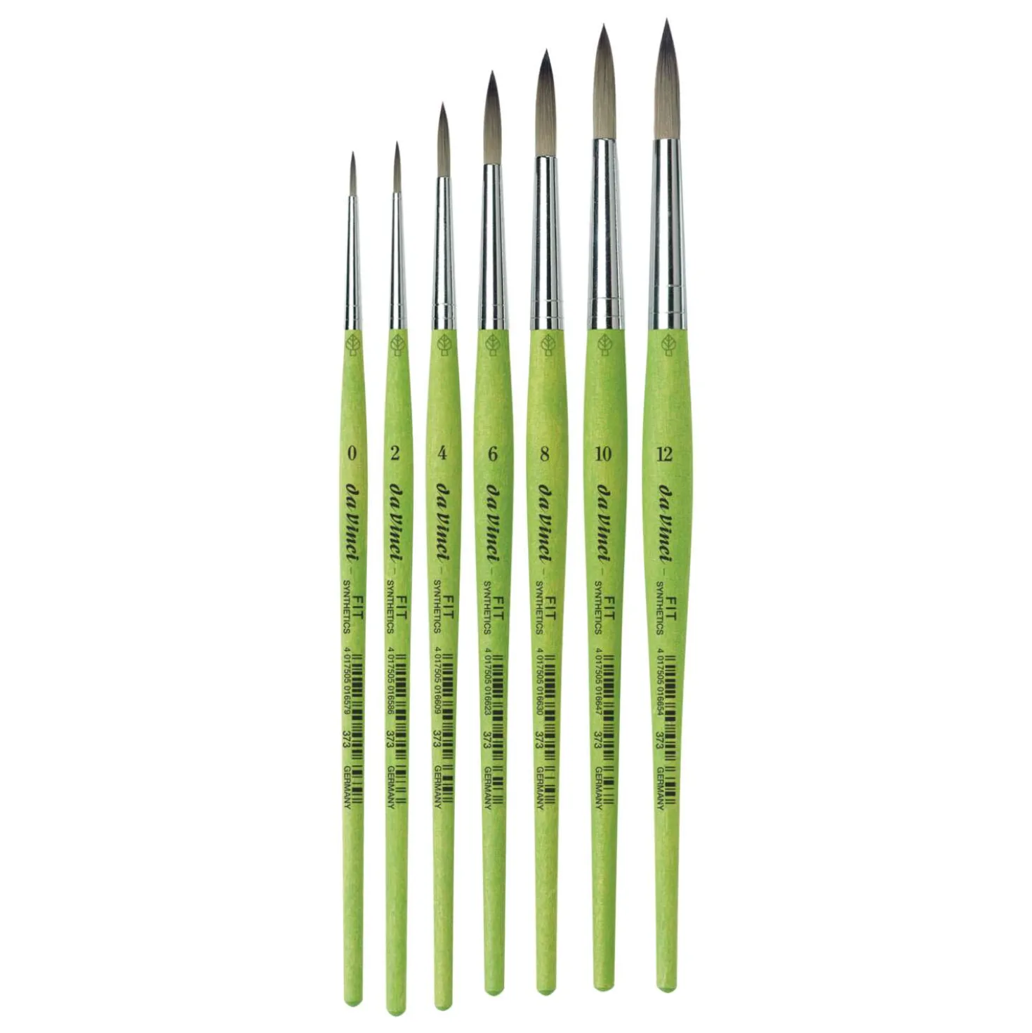 Da Vinci - Serie 373, Fit Synthetics, Pennello per la scuola tondo