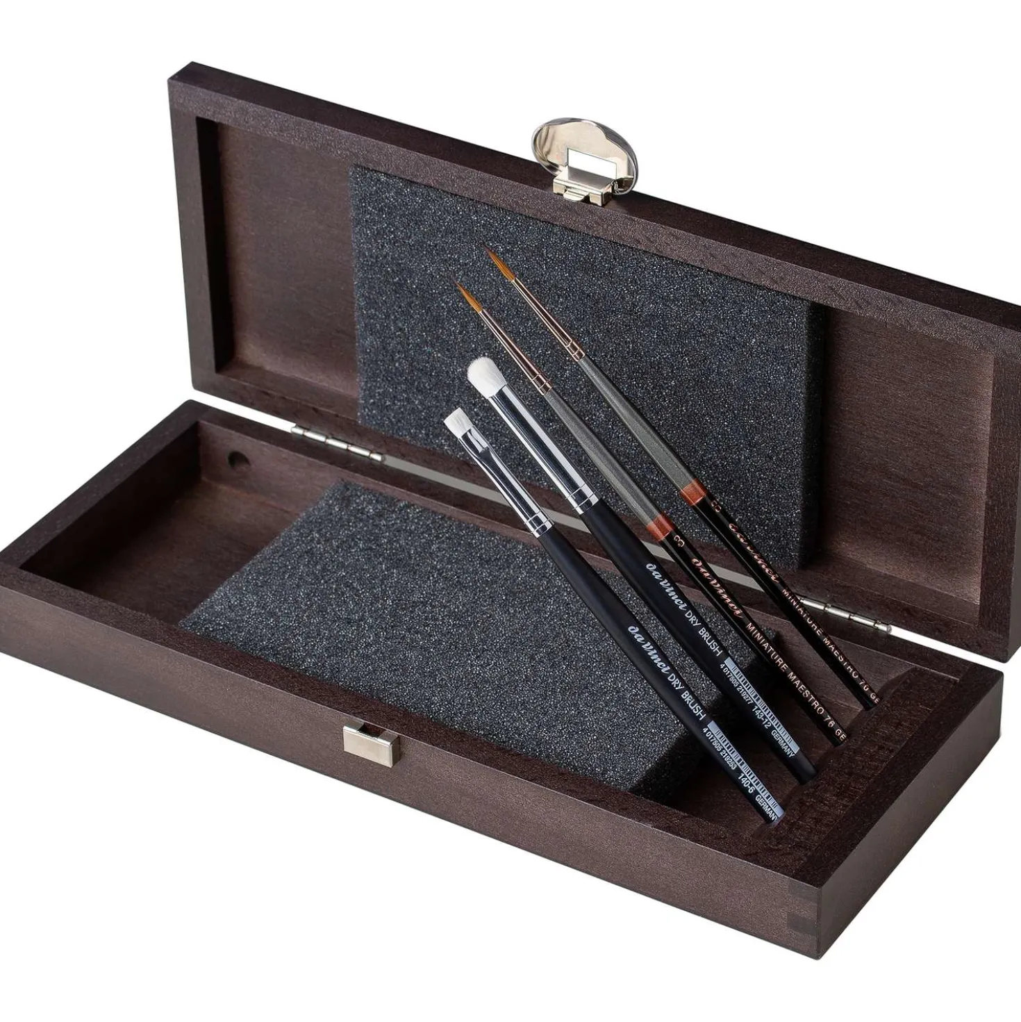 Da Vinci - Serie 4027, Miniature Painting Box, Set da 4 pennelli