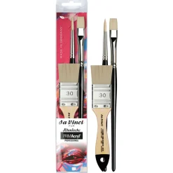 Da Vinci - Serie 11767, Schmincke PrimAcryl, Set di 3 pennelli