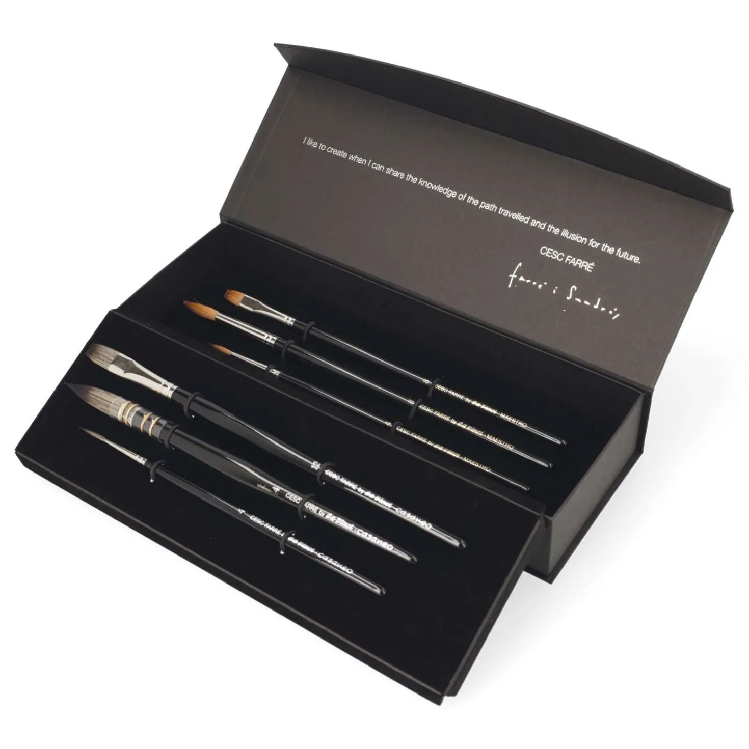 Da Vinci - Set regalo di pennelli Cesc Farré, Serie 4012