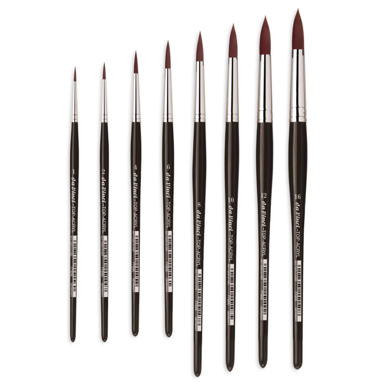 Da Vinci - Top-Acryl Serie 7785K, manico corto