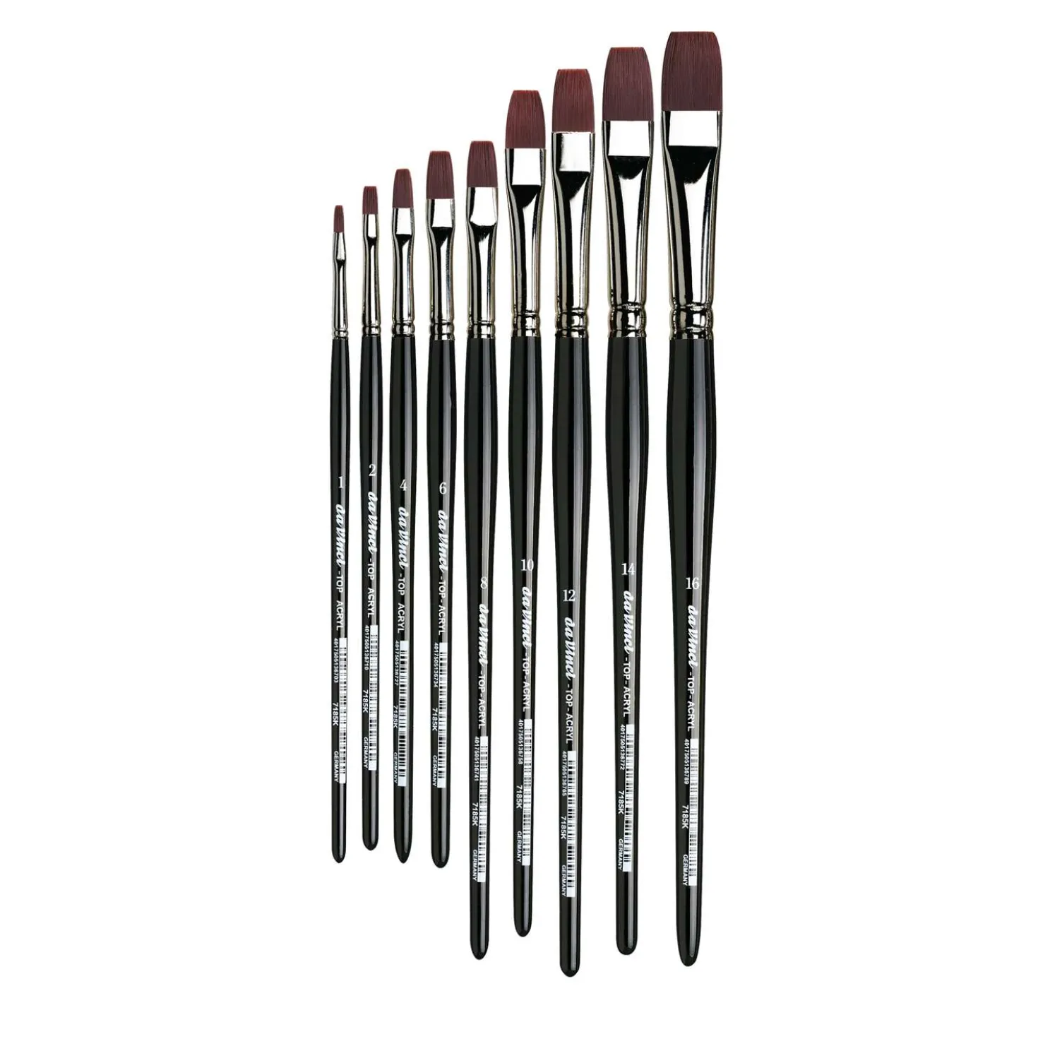 Da Vinci - Top-Acryl Serie 7185K, manico corto