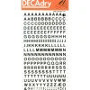 DECAdry - Lettere e caratteri trasferibili