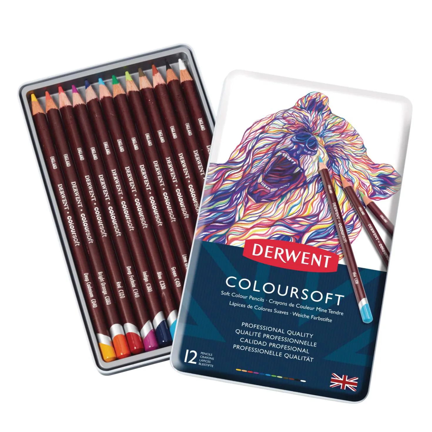 Derwent - Coloursoft, set di matite colorate