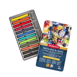 Derwent - Inktense Blocks, set di pastelli acquerellabili