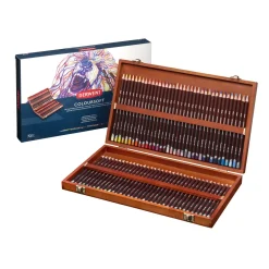 Derwent - Scatola in legno con 72 matite colorate Coloursoft