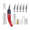 Ecobra - Coltello per bricolage da dito, set da 18 pezzi