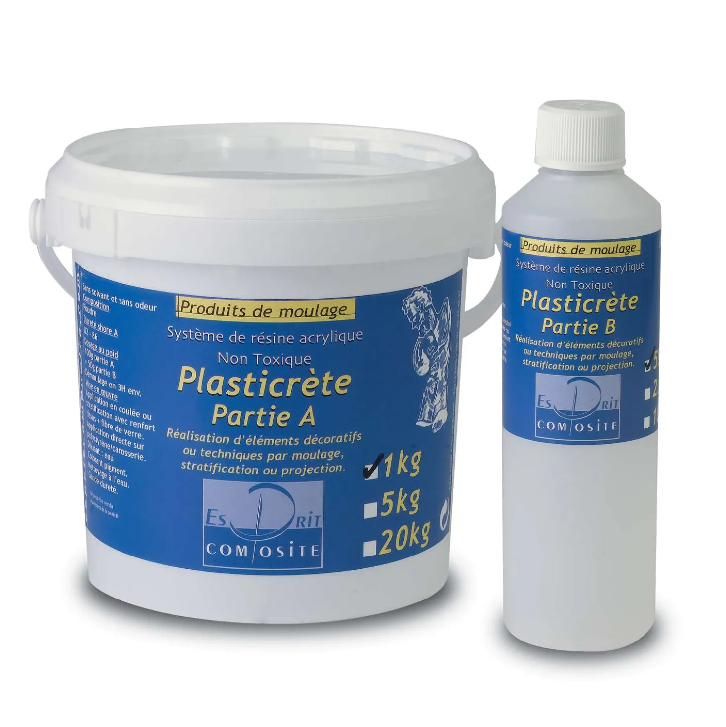 Esprit Composite Plasticrete (atossico) lacca acrilica a base di acqua