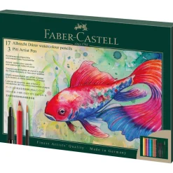 Faber-Castell - Albrecht Dürer & Pitt Artist Pen, Set regalo con 21 pezzi
