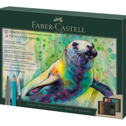 Faber-Castell - Albrecht Dürer & Pitt Artist Pen, Set regalo con 37 pezzi